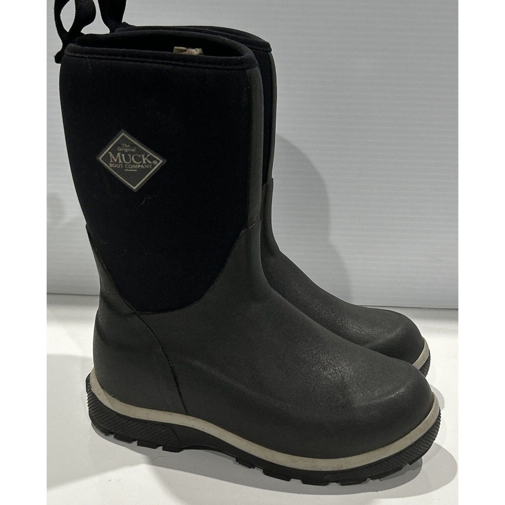 The Original Muck Boot Company Kids' Black Waterproof Mud Boots